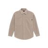 Li Ning Badfive Corduroy Loose Casual Lapel Jacket Men Jacket Khaki AFDS069-1