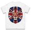 Union Jack Lion T Shirt Tshirt Mens Womens Unisex Tops Tees
