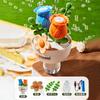 Elektrische Blumenstrauß-Blasenmaschine mit Licht für Mädchen Kinder Geschenk