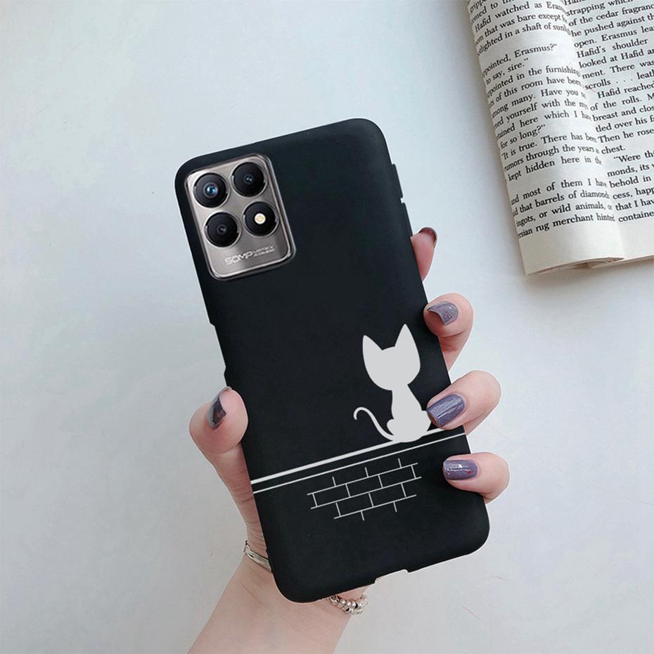 For Realme Narzo 50 Case RMX3286 Cute Painted Soft Silicone Back Cover for OPPO Realme Narzo 50 Phone Case Bumper Narzo50 Coque