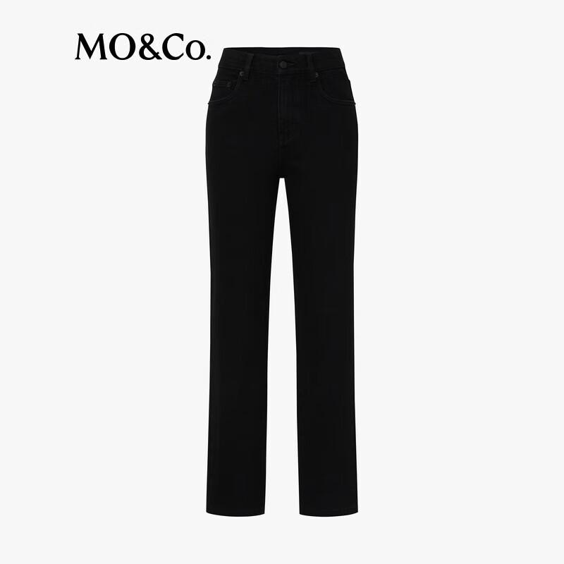 MO&Co. Women's Cashmere Blend Slim Fit Denim Cropped Jeans