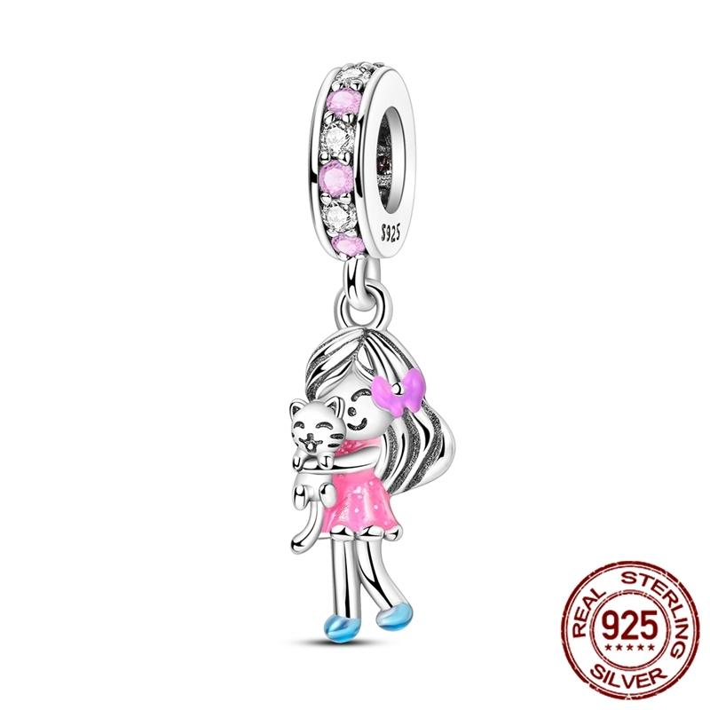 New In Copper Charm Pendants Bead Fits Genuine Bracelets Necklaces DoItYourself Woman Jewellery Gifts For Women Friend