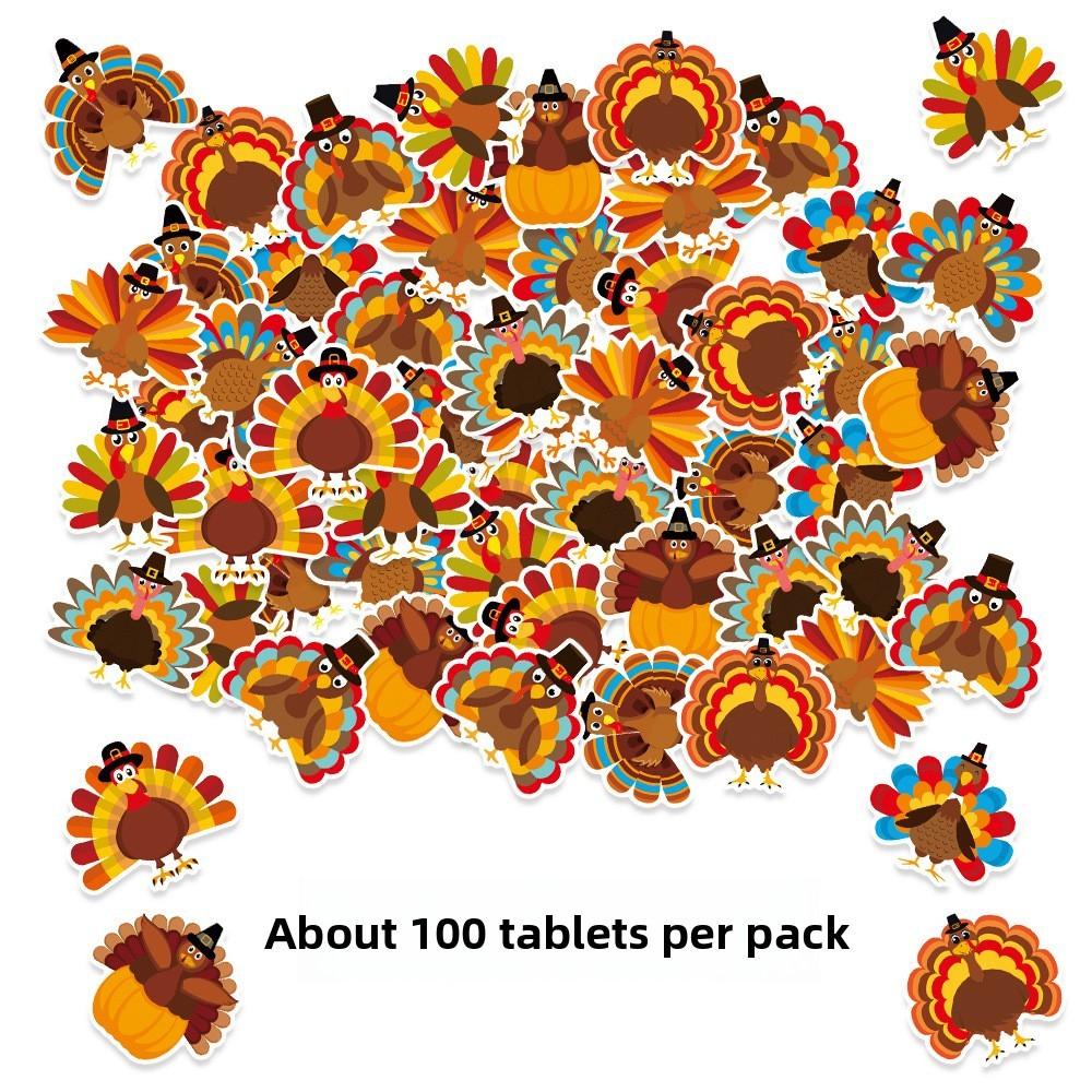 Turkey Autumn Festival Confetti For Thanksgiving Party And Decoration Table