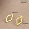 Sophisticated Geometric Design Double Layer Earrings For Women With A Touch Stylish