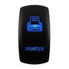 12V/24V Blue LED Rocker Switch Spot/Fog/Side Lights/Power/Inverter/Fan Toggle Waterproof On-Off | On-Off-On Switch Switches4