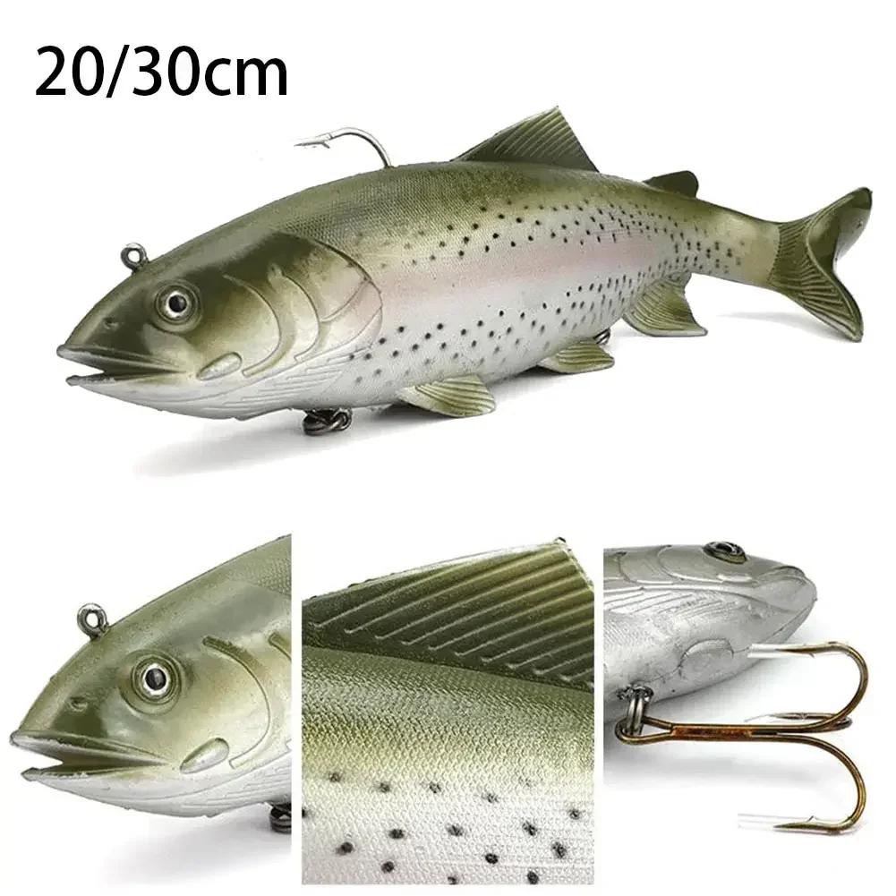 Artificial Wobblers Baits 20/30cm 135/400g Sea Fishing Big Size Simulate Fish Soft Lure Pike Swimbait Crank Bait Pesca Tackle