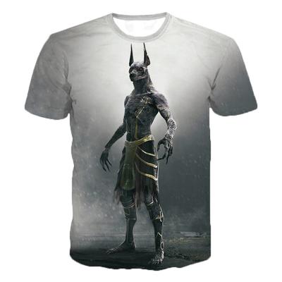 Anubis T-Shirt Egyptian Pharaoh 3D Print Streetwear Men Women Fashion Harajuku Oversized T Shirt Ancient Egypt Tees Tops Clothes
