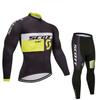Long Sleeve Cycling Jersey Set Quick Dry Breathable Bike Shirt Men Women Kids Season