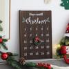 Christmas Countdown Wooden Sign Wall Count Down To Christmas Wooden Calendar Seasonal Vintage Elegance 25 Days Countdown Sign