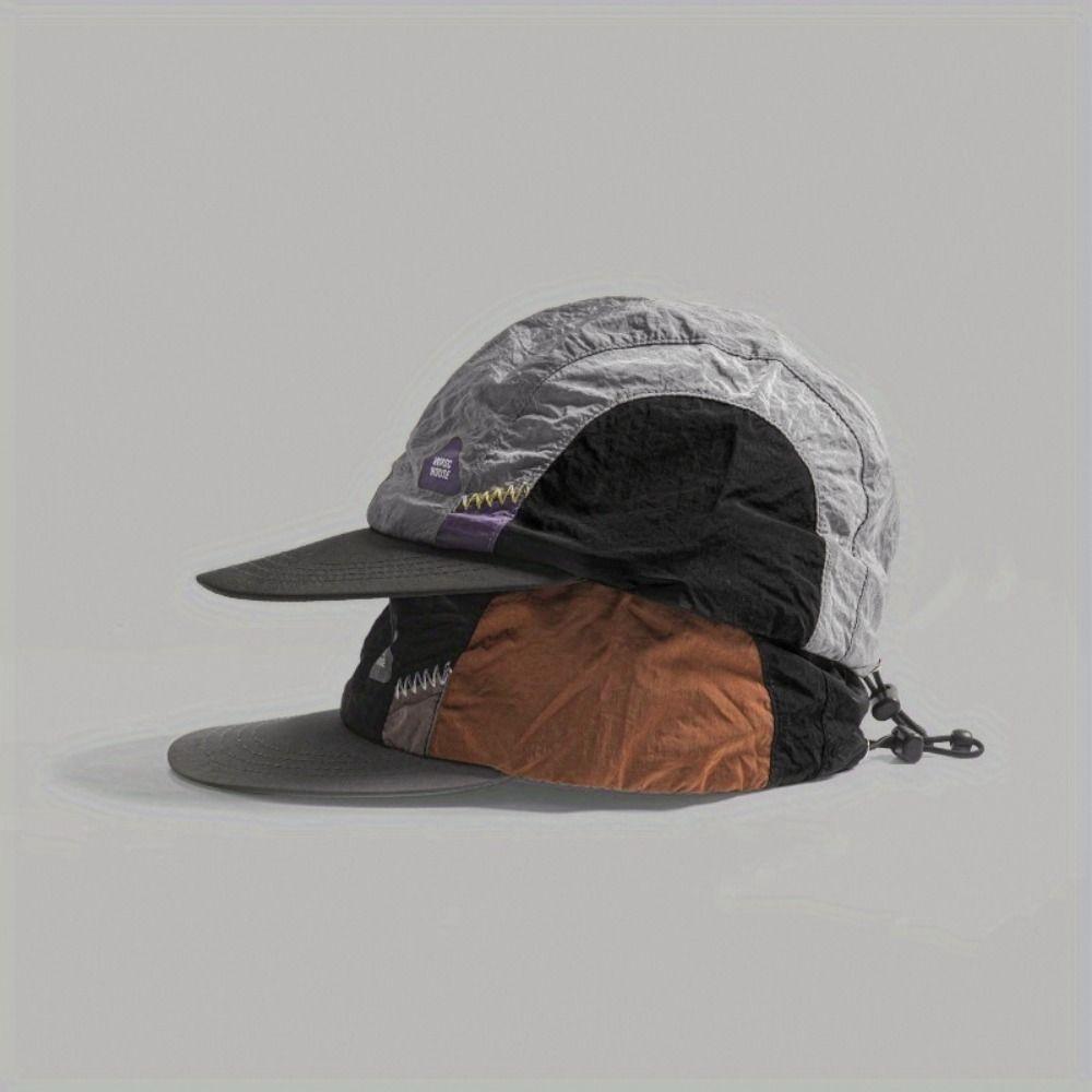 Color Matching Quick-drying Hat Flat-brimmed Sun Protection Caps Baseball Cap  Camping Leisure