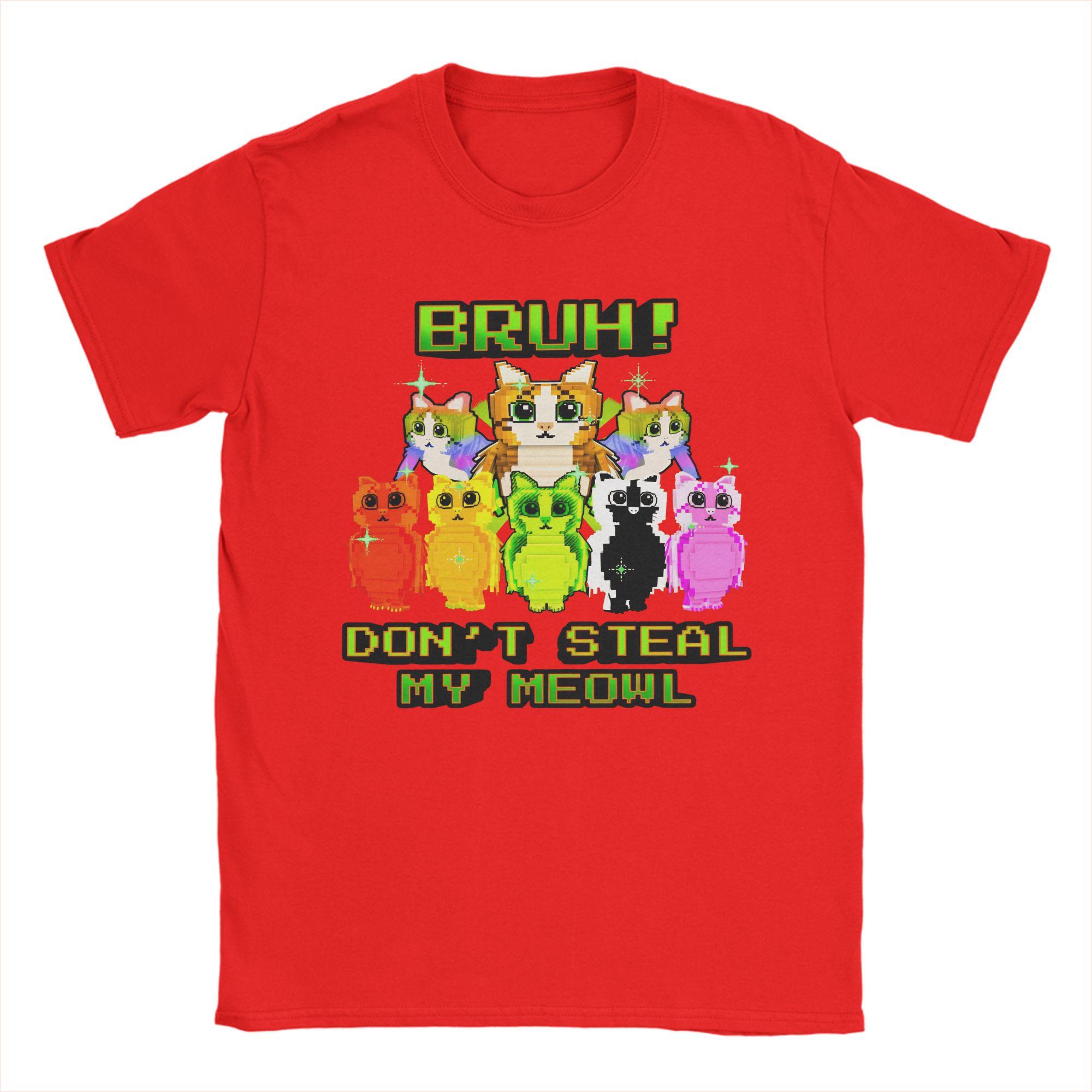 Мужские футболки Бро Не кради Мое Мяу Кради Мозг Гниль Потрясающая Хлопковая Футболка 100% С Коротким Рукавом Футболка С Круглым Вырезом Топы S