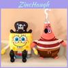 Spongebob Squarepants Patrick Ster Pluche Speelgoed Met Piratenstijl Ontwerp Voor Kinderkamer Decoratie