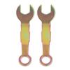 2PCS Pivot Adjustment Wrench for Sliding Door Hanger 3/8 Inch Open 3 Inch Length Stainless Steel Piv