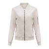 Giacca da donna alla moda casual autunno inverno tinta unita stampa manica lunga colletto alla coreana camicette e camicie