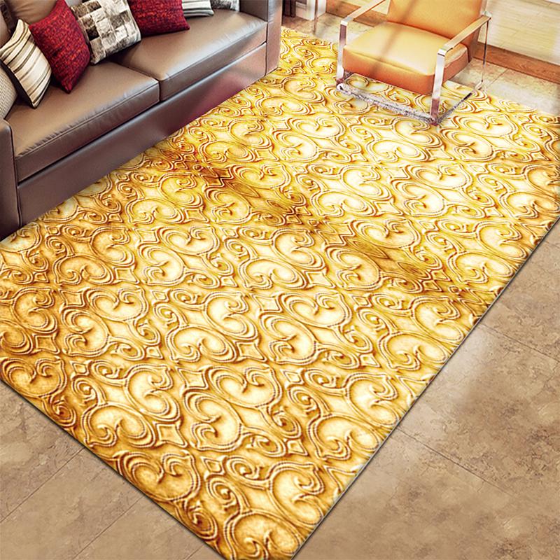 Buy Pastoral Printed Carpet Livingroom Home Rug Sofa Coffee Table Floor Mat Soft Carpet Bedroom