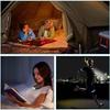 Rechargeable 3-Color Neck Reading Light - Portable, Dimmable, Ideal for Outdoor Camping and Night Reading