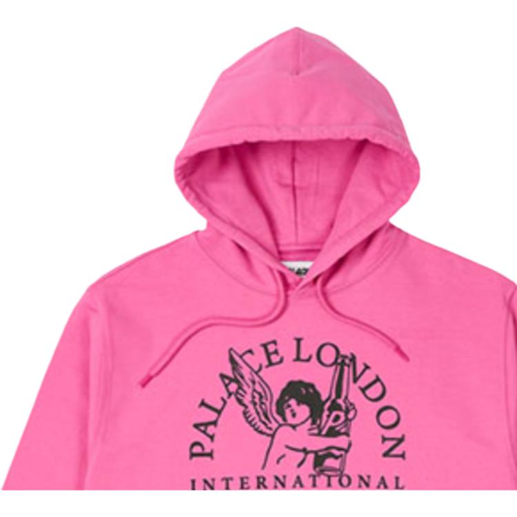 Palace International Hood Shock Pink Unisex Tops P25CS013