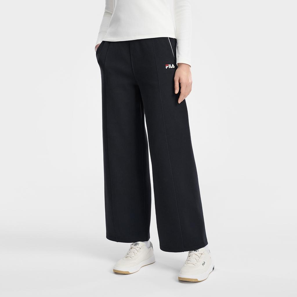 FILA Comfortable Knitted Stretch Lace-Up Casual Pants Women bottoms A11W613607F-NV