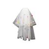 Photo Props Pompom Mesh Tulle with Clip Gloves New White Veil