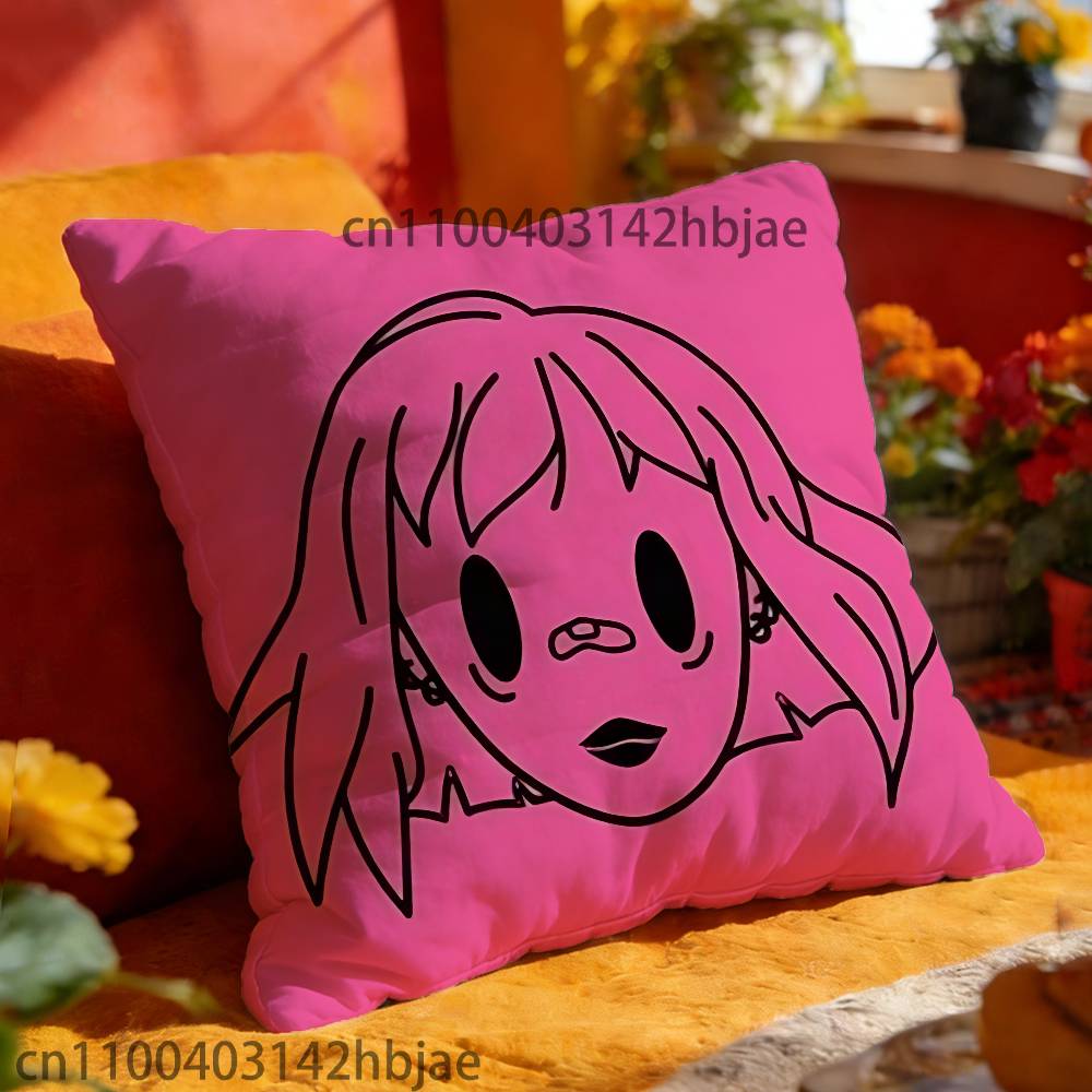 P-Poshlaya M-Molly Pillow Case For Sofa Decor Car Office Room Printing Cushion Cover Decorations and Protector