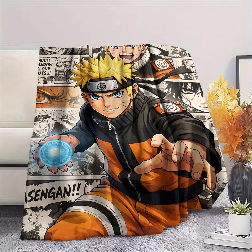 

Naruto Anime Flannel Blanket, Soft Plush Throw for Home, Perfect Gift for Fans, Cozy Blanket for Sofa Bed Bedroom Decor 75x90cm