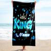 1PC Custom Name Diamonds" Beach Towel Highly Absorbent And Sand-Resistant Towel for Swimming, Pool, Yoga, And Travel Lightweight