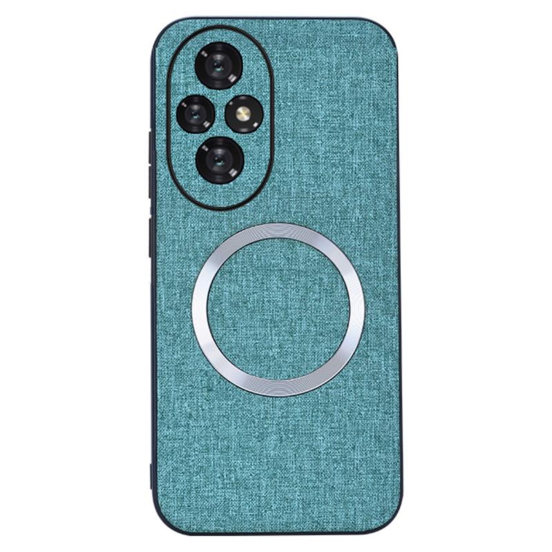 For Honor 200 5G Magnetic Case TPU+Cloth Phone Cover Smooth Touch