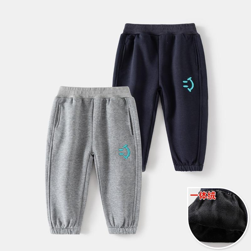 Kids Boys Casual Loose Solid Sports Sweatpants Children Long Pants