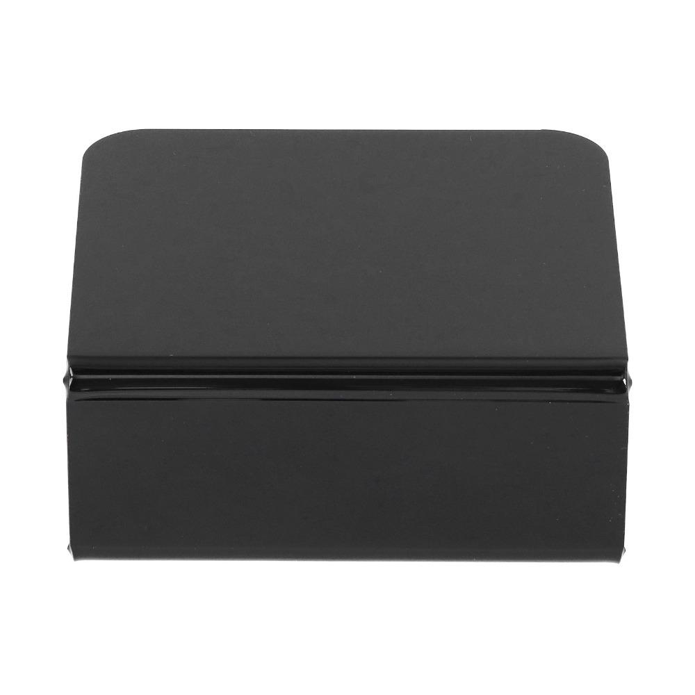 Durable Black Napkin Holder Acrylic 12x11x5cm Kitchen Napkin Organizer Bar Napkin Holder Cocktail