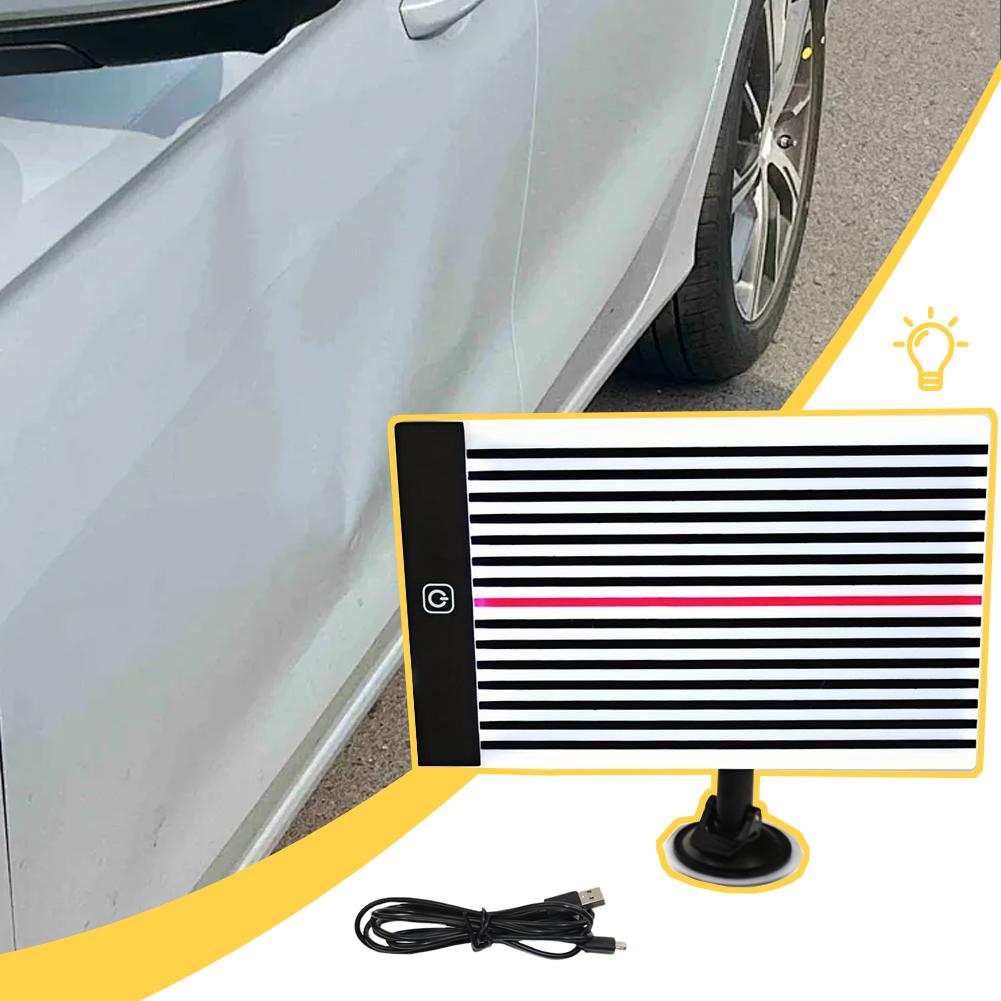 LED Reflector Line Board Light Car Body Dent Detector Paintless Dent Removal Checking Line Board Light for Car Depression Repair