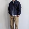 Men's Japanese Retro Turn-Down Collar Jacket - Solid Color, Casual Loose Fit for Spring and Autumn