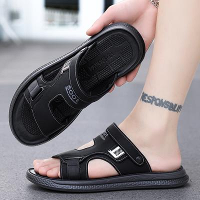 Fashion Men Fashion Soft Breathable Sandals Summer New Lightweight Comfortable Breathable Sneakers Non-slip Casual Daily Beach Shoes
