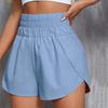 Dámské Letní šortky Sportovní šortky Vysoký elastický pas Volný Měkký Rychleschnoucí Prodyšný dělený lem Dámská Jogging Gum Mini šortky