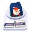 Women Christmas Socks Coral Velvet Santa Claus Snowman Socks