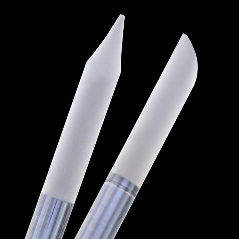 

Dual-Ended Frosted Crystal Nail File - Nano Glass Cylindrical Polishing and Trimming Tool