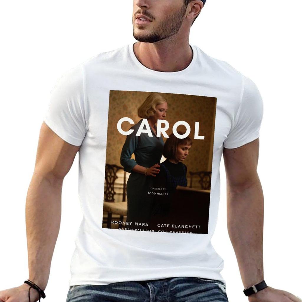 Carol 2015 Alternative Film Movie Poster 2 TShirt Independence Day Short Sleeve TShirt