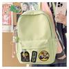 Schoolbag female Korean version ins style high value junior high school student high school student large capacity backpack 1011 new backpack male