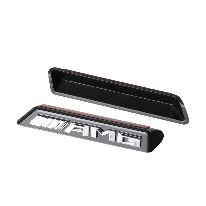 1 Peça Emblema AMG 3D ABS Adesivo de Emblema para Grade Frontal de Carro Para Mercedes Benz Amg X156 W204 W205 W203 W211 W212 W169 GLC CLK CLA A180