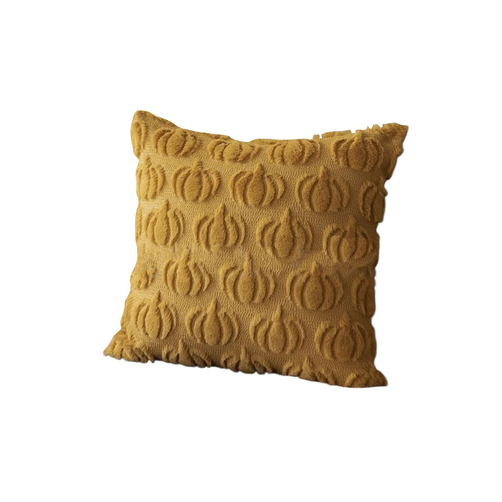 

Однотонная бархатная декоративная наволочка Уникальная и праздничная, полная праздничной атмосферы A кофейный