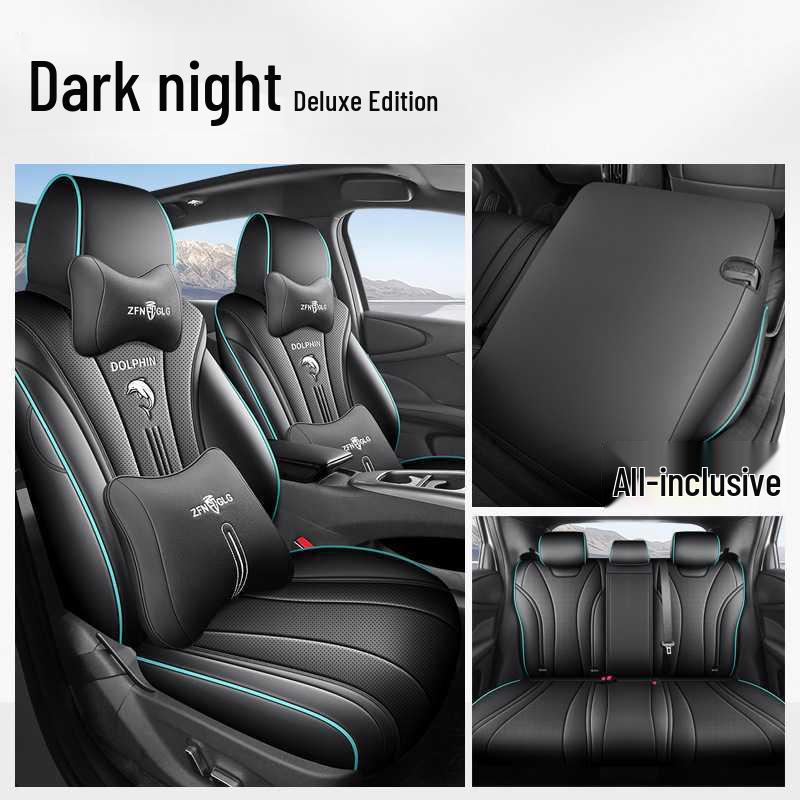 25 BYD Dolphin Leather Seat Covers, All-Season, Breathable, Full Coverage for Intelligent Driving Version