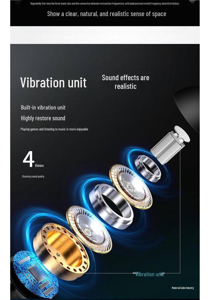 Wired In-Ear Earphones with Heavy Bass and High-Quality Subwoofer for Phones and Computers