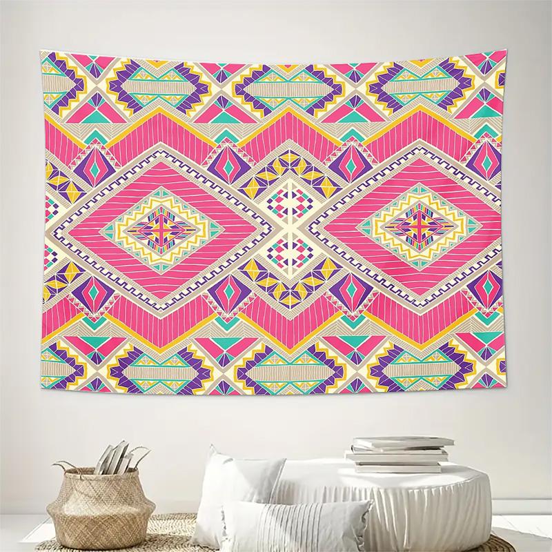 Boho Wall Tapestry Hippie Room Decor Aesthetic Tapestry Mandala Wall Hanging Dorm Room Decor Festival Decor Psychedelic Art Trip