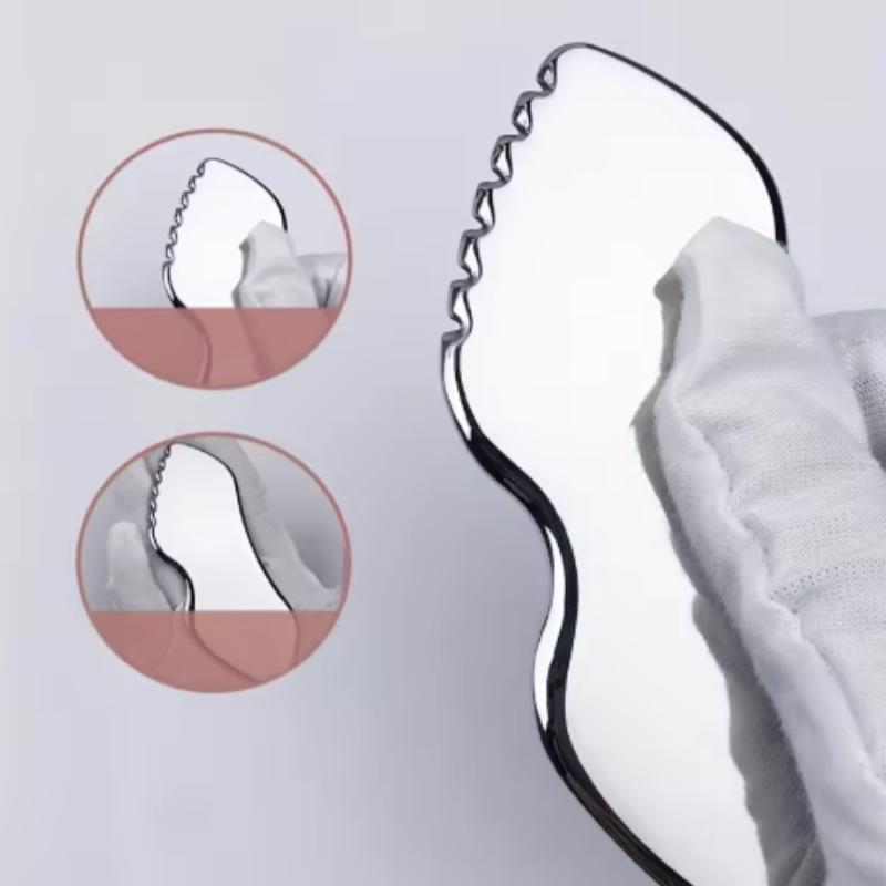 1/3/5/8pcs mix Stainless Steel Facial Scraping Tool Metal Scraper for Light Coffee Color Care Used for Body and Eye Massage
