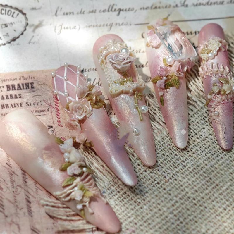 1Pcs 3D Snake Bone Mold Nail Art Decoration Accessories Diy Design Silicone Decorative Nail Art Templates Nails Mold