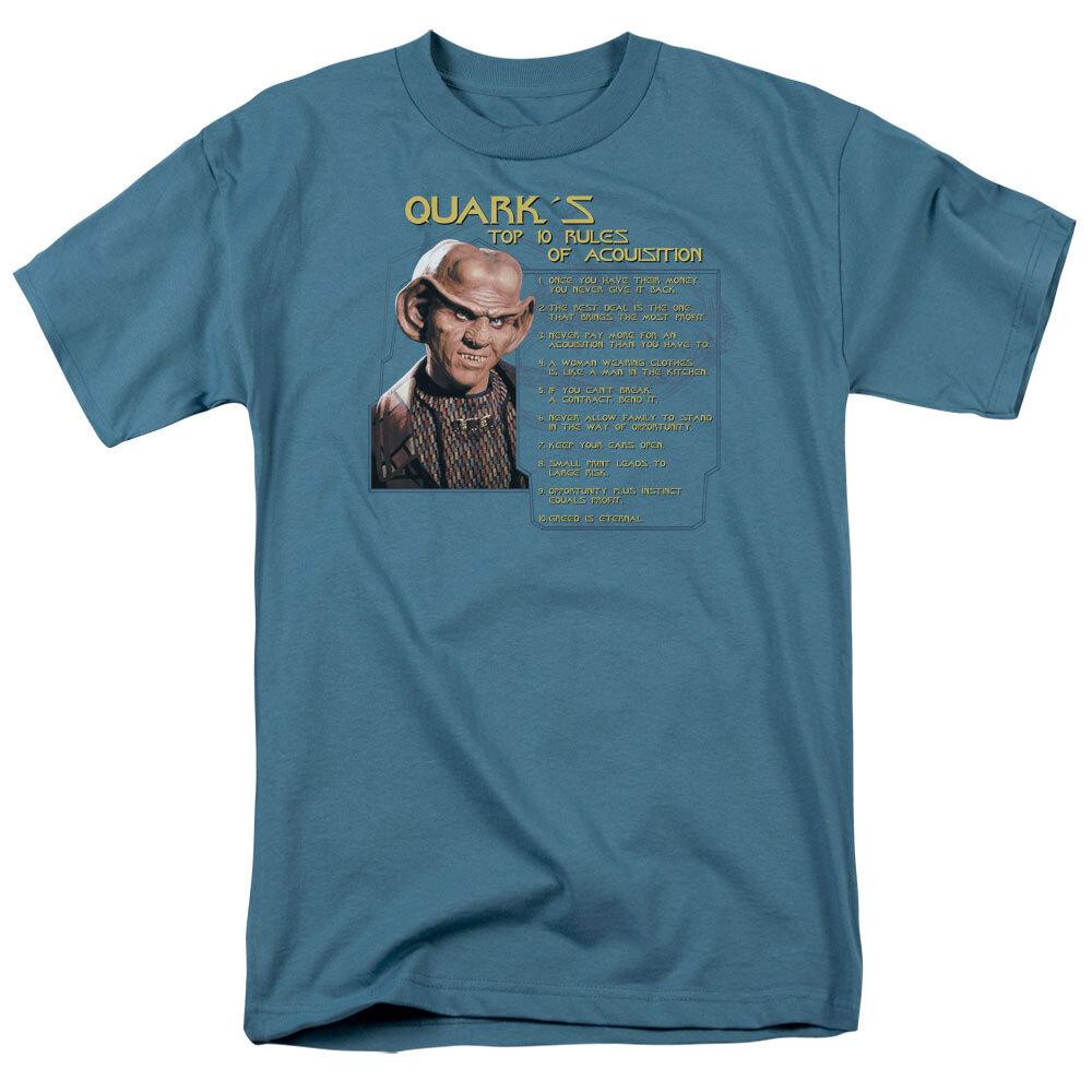 Star Trek DS9 Quark Rules T-Shirt Adult Child S