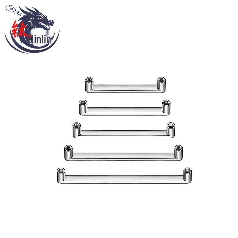 F136 Titanium Alloy Straight Bar Nose Ring Earring with External Thread Screw-in Design (G23 Grade)