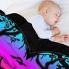 Sloth Rainbow Heart Throw Blanket christmas decoration Bed warm for winter Picnic Blankets