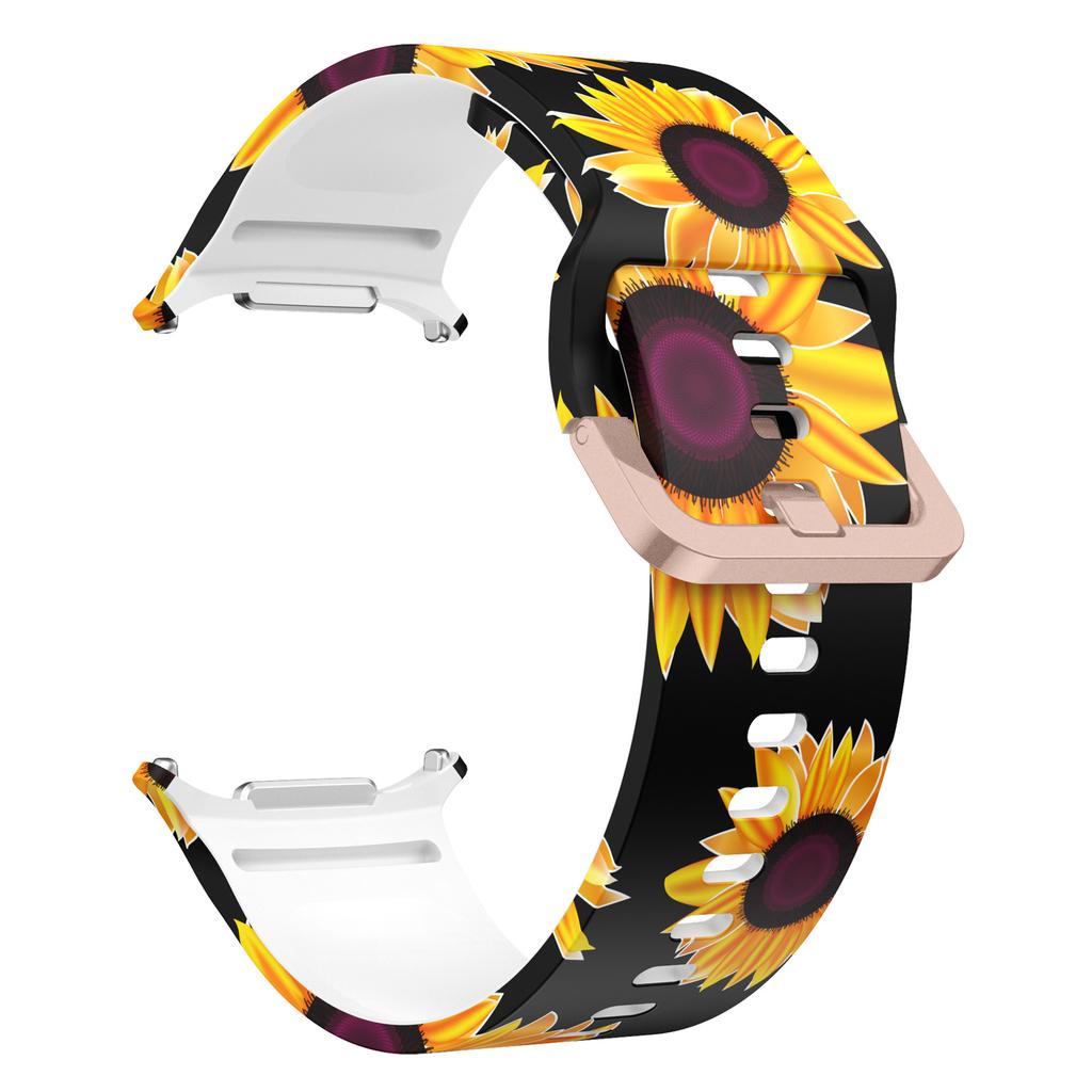 Printing Silicone Strap for Samsung Galaxy Watch 8 40mm 44mm/8 Classic 46mm Men Women Silicone Sport Strap For Galaxy Watch7 Ultra 47mm 2025 Wristband
