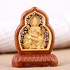 Wooden carving Guanyin-kylin sculptures and figurines  high-quality Home, Room, Office, Car Wealth Luck Feng Shui Decor