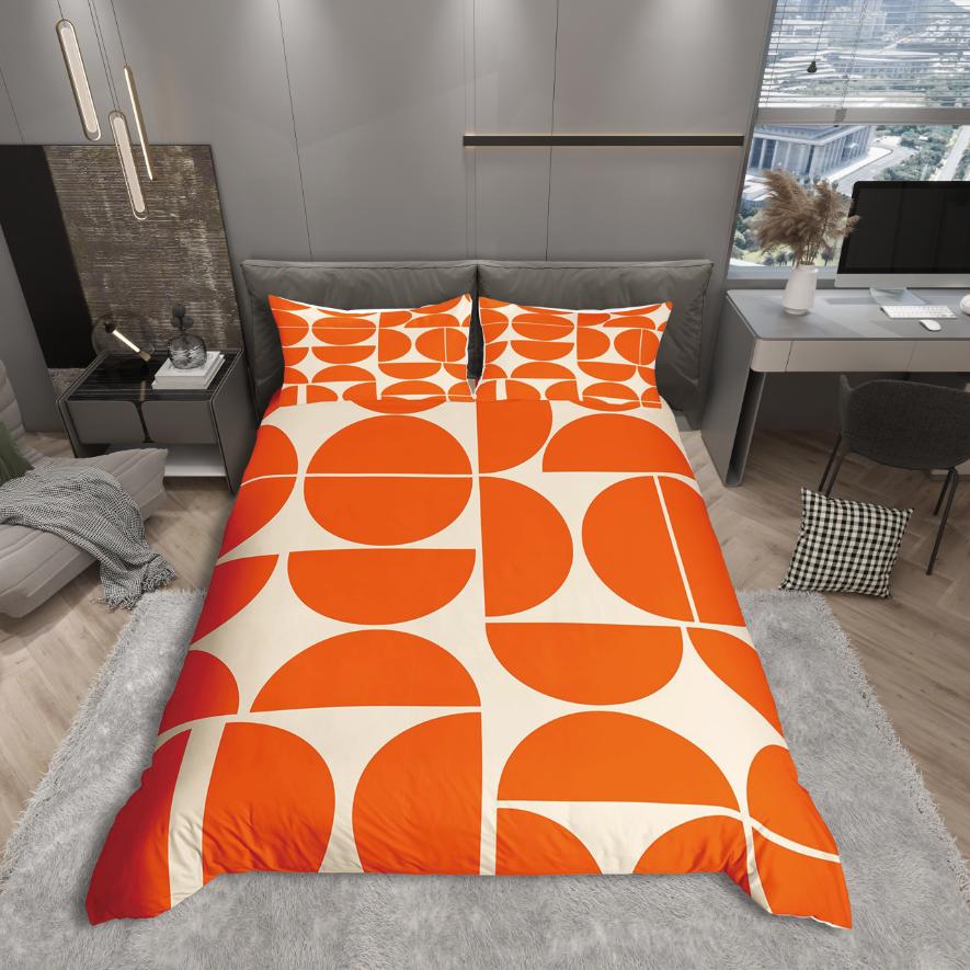 Comforter Homewish Geometric Honeycomb Gradient Hexagon For Teens Bedding Setabstract Geometry Bed Set